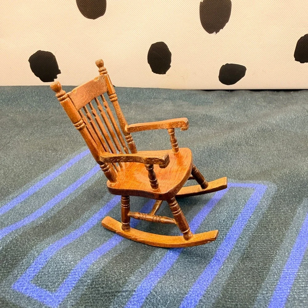 Concord Miniatures Rocking Chair Dollhouse Wood 1:12 Scale 5321.00